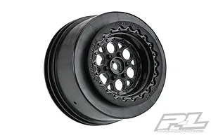 Pro-Line 2.2/3.0" Showtime+ Wide Black Rims 2Pcs image 52305