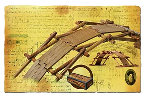 Academy da Vinci Series Arch Bridge Edukit Scaled Plastic Model Kit image 52332