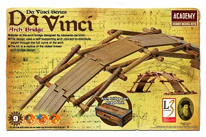 Academy da Vinci Series Arch Bridge Edukit Scaled Plastic Model Kit image 52334