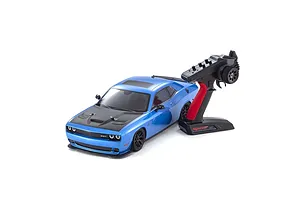 Kyosho Fazer Mk2 Dodge Challenger SRT Hellcat LWB RC Car Electric 4WD 1/10 Scale RTR - Blue image 52360