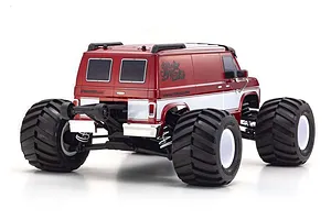 Kyosho Fazer Mk2 Mad Van VE FZ02L VE-BT RC Monster Truck Electric Brushless 4WD 1/10 Scale RTR - Red image 52377