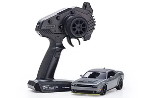 Kyosho Mini-Z Dodge Challenger SRT Hellcat Redeye Destroyer RC Drift Car Electric AWD RTR - Grey image 52403