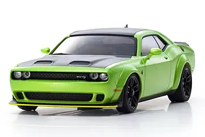 Kyosho Mini-Z Dodge Challenger SRT Hellcat Redeye Destroyer RC Drift Car Electric AWD RTR - Sublime Green image 52406