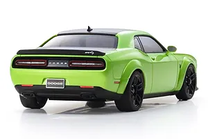 Kyosho Mini-Z Dodge Challenger SRT Hellcat Redeye Destroyer RC Drift Car Electric AWD RTR - Sublime Green image 52407