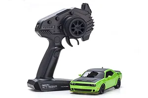 Kyosho Mini-Z Dodge Challenger SRT Hellcat Redeye Destroyer RC Drift Car Electric AWD RTR - Sublime Green image 52408