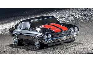 Kyosho Fazer Mk2 1970 Chevy Chevelle SS 454 LS6 RC Car Electric 4WD 1/10 Scale RTR - Tuxedo Black image 52524