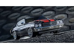 Kyosho Fazer Mk2 1970 Chevy Chevelle SS 454 LS6 RC Car Electric 4WD 1/10 Scale RTR - Tuxedo Black image 52525
