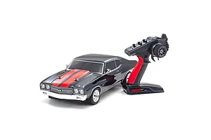 Kyosho Fazer Mk2 1970 Chevy Chevelle SS 454 LS6 RC Car Electric 4WD 1/10 Scale RTR - Tuxedo Black image 52528