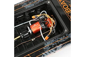 Pro Boat Blackjack 42" Catamaran Brushless Electric RC Speed Boat - Black & Orange image 52560