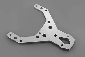 Rovan Silver Aluminium HD Front Upper Plate image 52661