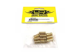 Yeah Racing 6.5mm Brass High Current Bullet Plugs 5 Pairs image 52693