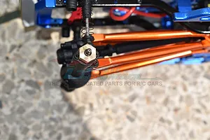 GPM 3.5mm Thick Brass SCX24 Hex Adapters 4Pcs w/ Hardware image 52740