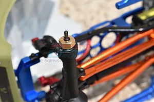 GPM 3.5mm Thick Brass SCX24 Hex Adapters 4Pcs w/ Hardware image 52741