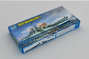 Trumpeter 1/700 USS Alaska CB-1 Battlecruiser Scaled Plastic Model Kit image 52817