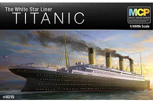 Academy 1/400 The White Star Liner Titanic Ship Scaled Plastic Model Kit image 52843