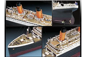 Academy 1/400 The White Star Liner Titanic Ship Scaled Plastic Model Kit image 52846