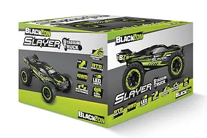 BlackZon Slayer ST RC Stadium Truck Electric 4WD 1/16 Scale RTR with Headlight Kit - Green image 52867