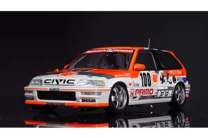 Beemax 1/24 Honda Civic EF9 (Gr.A) '91 Scaled Plastic Model Kit image 52894