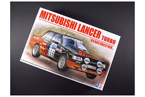 Beemax 1/24 Mitsubishi Lancer Turbo '84 (RAC Rally Version) Scaled Plastic Model Kit image 52923