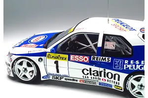 NuNu 1/24 Peugeot 306 Maxi '96 (Monte Carlo Rally) Scaled Plastic Model Kit image 52972