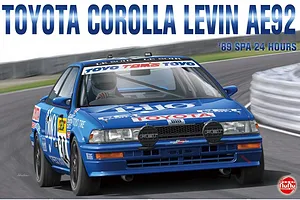 NuNu 1/24 Totota Corolla Levin AE92 ('89 SPA 24 Hours) Scaled Plastic Model Kit image 53181