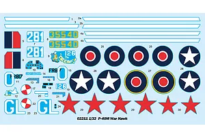 Trumpeter 1/32 RAAF P-40M War Hawk Fighter Scaled Plastic Model Kit image 53274