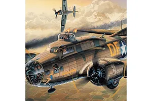 Academy 1/72 B-17F Memphis Belle Flying Fortress Scaled Plastic Model Kit image 53279