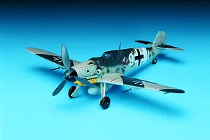 Academy 1/72 Luftwaffe Messerschmitt Bf109G-6 Fighter Scaled Plastic Model Kit image 53306