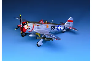 Academy 1/72 P-47D Thunderbolt "Bubble Top" Fighter Scaled Plastic Model Kit image 53315