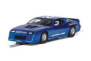 Scalextric 1/32 Chevrolet Camaro IROCZ Blue Slot Car