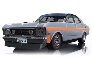 Scalextric 1/32 Ford XW Falcon Silver Fox Slot Car image 53369