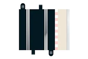 Scalextric 1/32 Track Half Straight 175mm 2Pcs image 53480