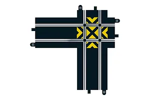 Scalextric 1/32 Track Straight Crossover 90 Degree 1Pc image 53483