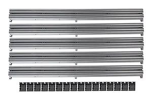 Scalextric 1/32 Track Side Barrier &amp;amp; Clip Kit image 53484