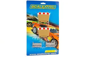 Scalextric 1/32 Track Radius 2 Inner Curve Borders & Barriers 22.5 Degree 4Pcs image 53507