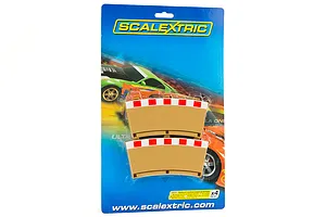 Scalextric 1/32 Track Radius 3 Inner Curve Borders & Barriers 22.5 Degree 4Pcs image 53509