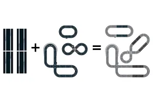 Scalextric 1/32 Track Extension Pack Standard Straight 4Pcs image 53537