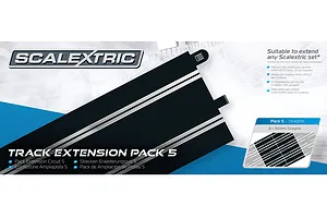 Scalextric 1/32 Track Extension Pack Straights 350mm 8Pcs image 53539