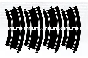 Scalextric 1/32 Track Extension Pack R3 Curves 22.5 Degree 8Pcs image 53543