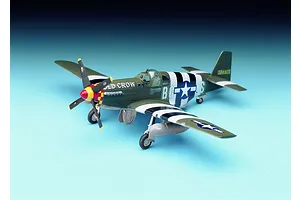 Academy 1/72 P-51B Mustang Fighter Scaled Plastic Model Kit image 53554