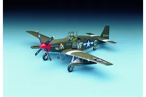 Academy 1/72 P-51B Mustang Fighter Scaled Plastic Model Kit image 53555