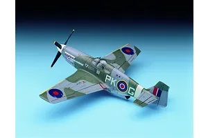 Academy 1/72 P-51B Mustang Fighter Scaled Plastic Model Kit image 53556