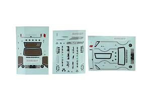 Axial 1/24 SCX24 1967 Chevrolet C10 Clear Unpainted Body Shell w/ Decal Sheet image 53580