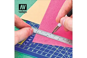 Vallejo 150mm Steel Ruler image 53588