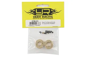 Yeah Racing Mini-Z 4x4 MX-01 Brass Front Steering Knuckle Weight 2Pcs image 53665