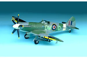 Academy 1/72 Spitfire MK.XIVc Fighter Scaled Plastic Model Kit image 53740