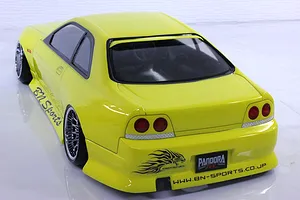 Pandora RC 1/10 Nissan Skyline ECR33/BN Sports Unpainted Body Shell image 53875