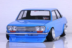 Pandora RC 1/10 Datsun 510 Bluebird Unpainted Body Shell image 53936