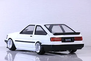 Pandora RC 1/10 Toyota AE86 Corolla Levin 3 Door Unpainted Body Shell image 53951