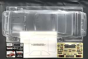Pandora RC 1/10 Toyota Corolla Levin TE27 Unpainted Body Shell image 54057